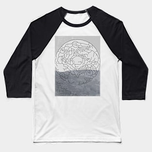 line art abstract Baseball T-Shirt